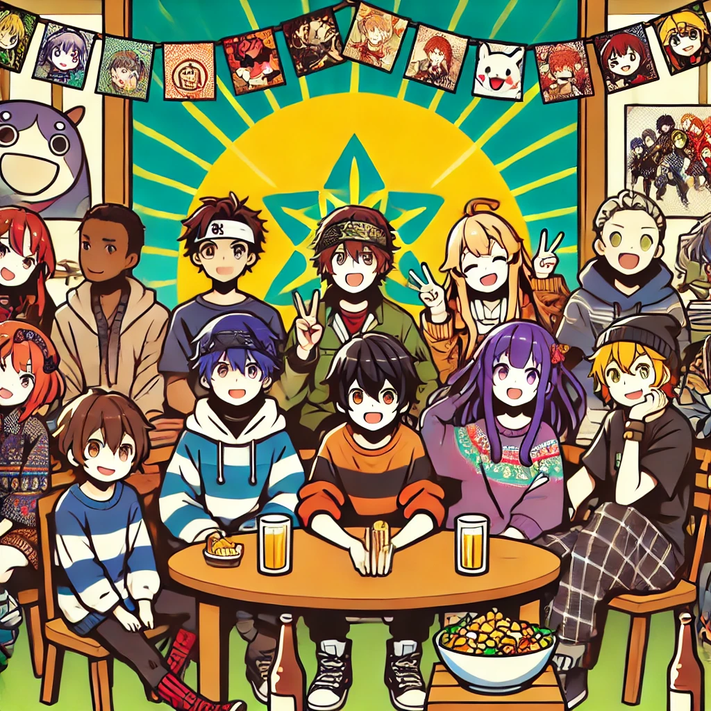 Anime-themed illustration